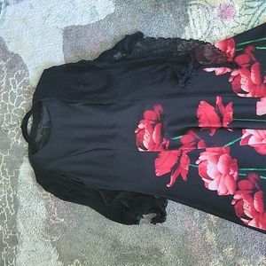 Joseph Ribkoff Dress with black sweater